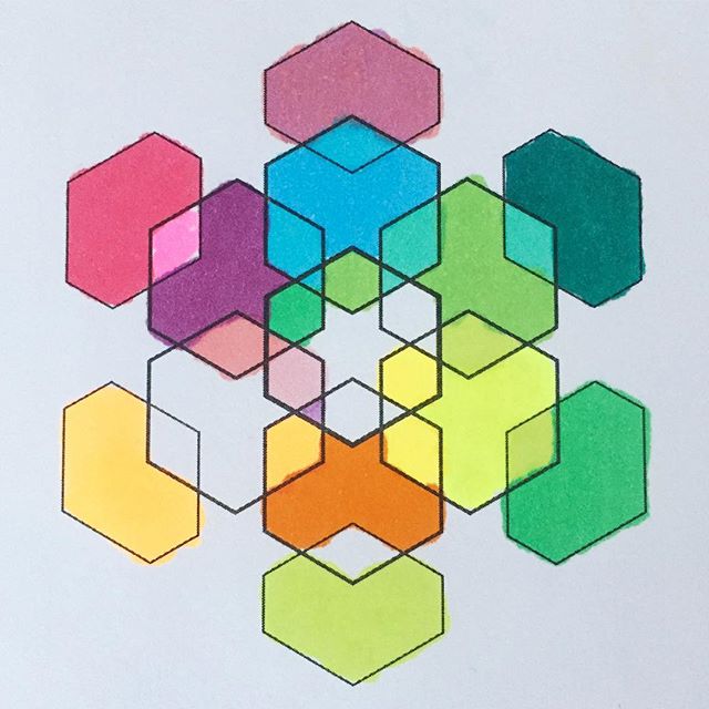 #geometric #hexagon #snowflake