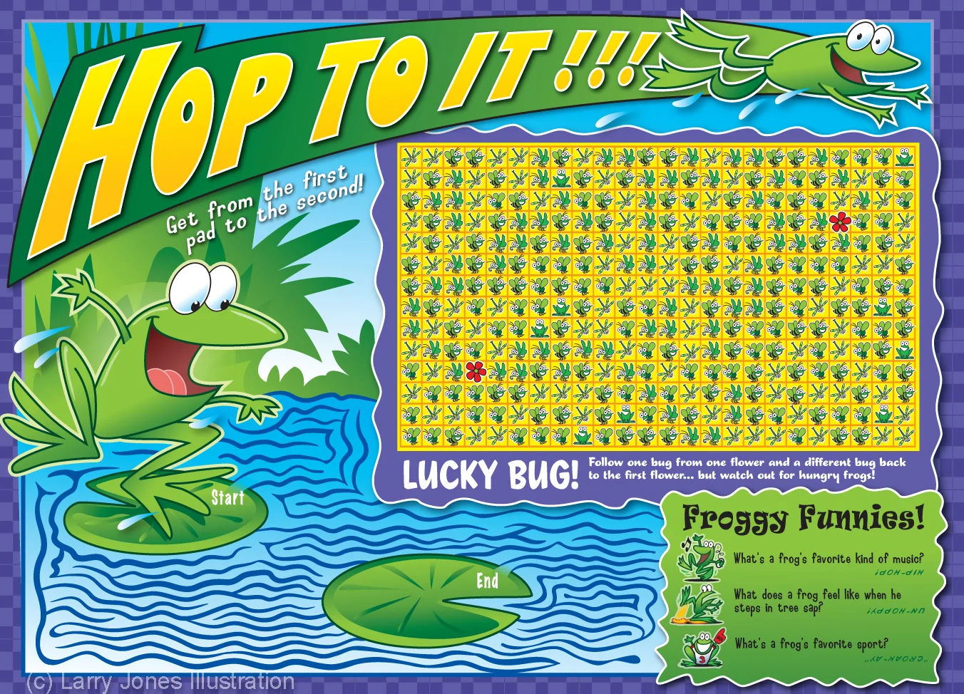 Hop To It! Frog Pond Maze