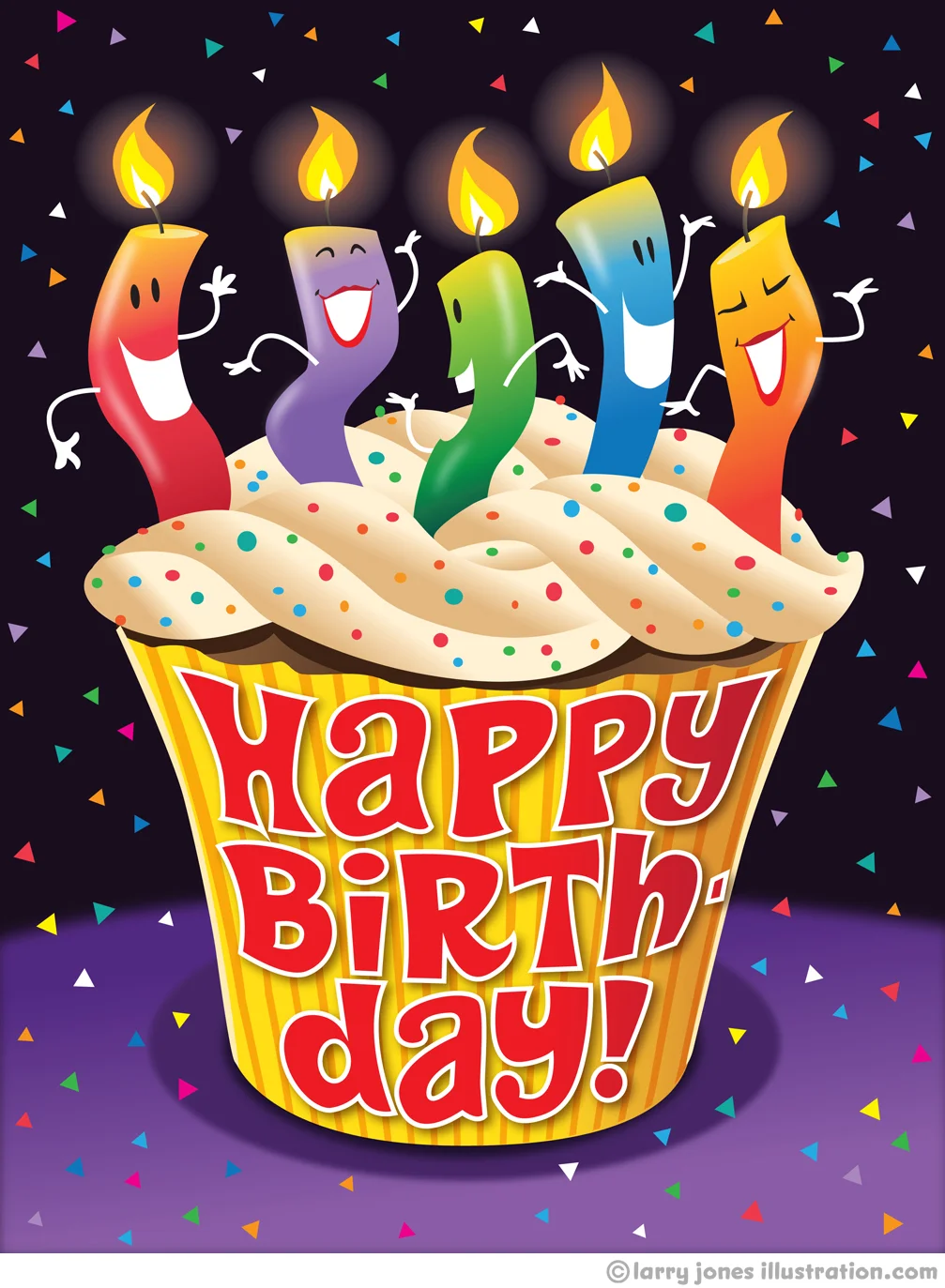 Happy Birthday! Candles card