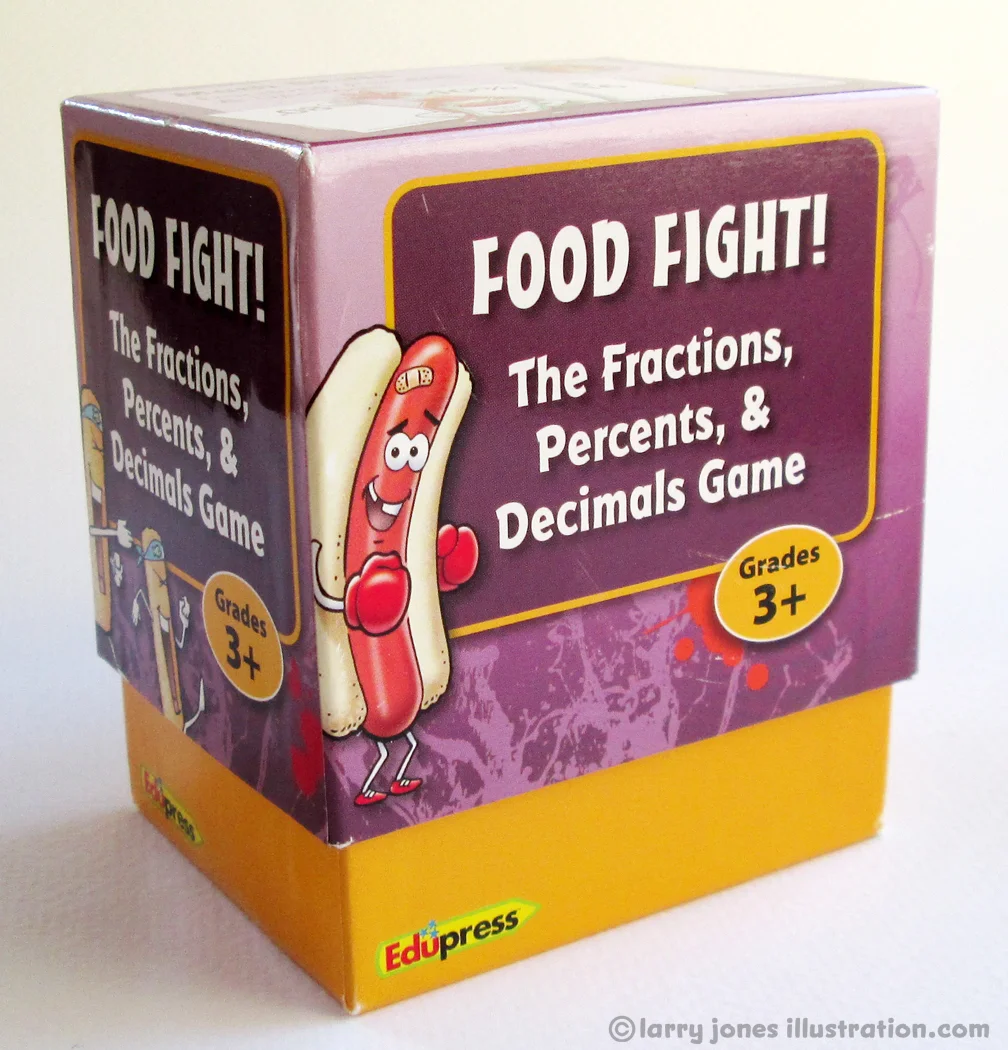 Food Fight game illustrations