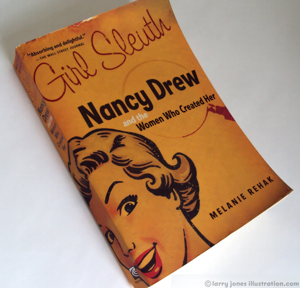 Girl Sleuth Nancy Drew cover, Harcourt Books