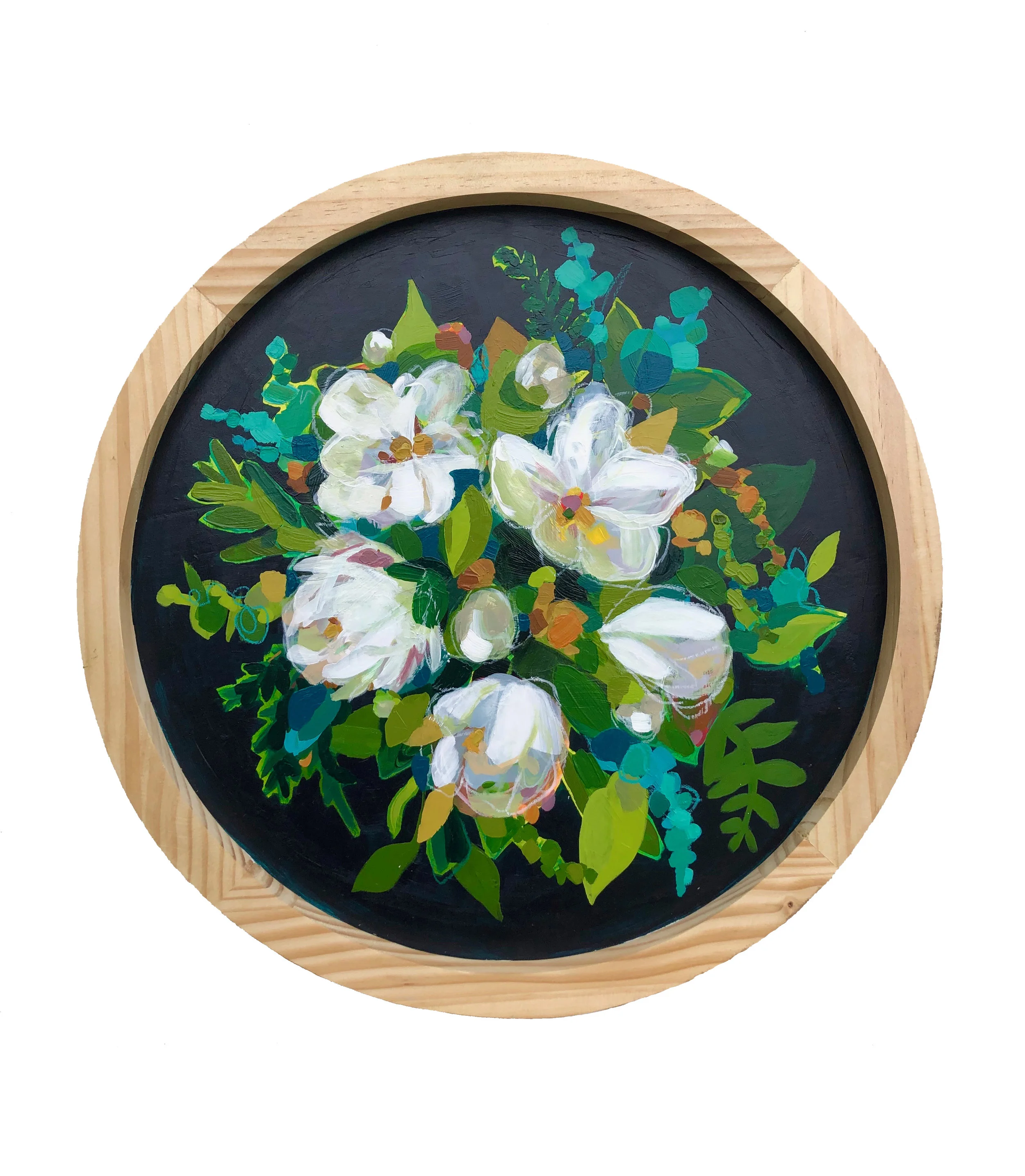 Wood Anemones at Night