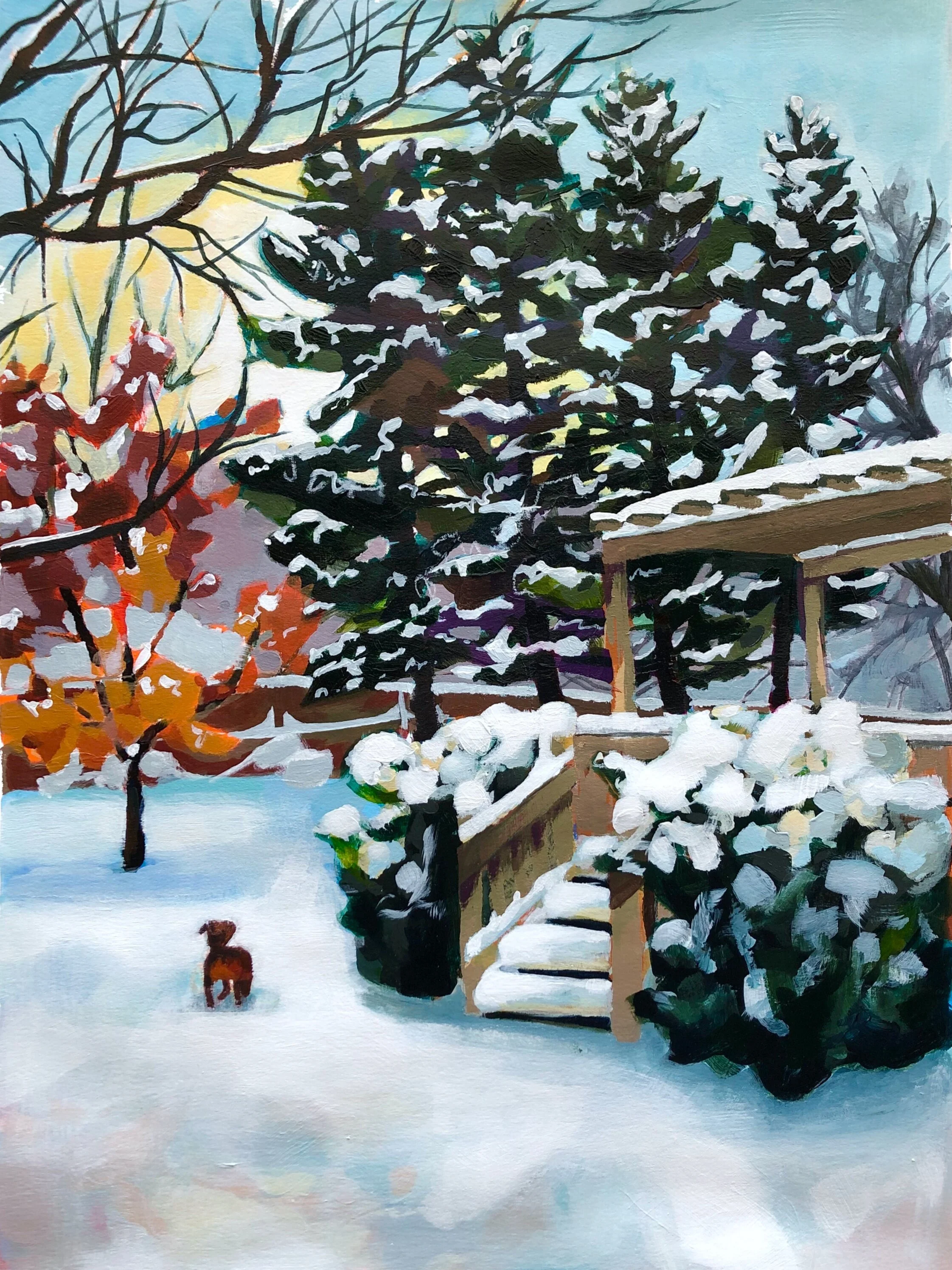 Best Friends and Snow Flurries