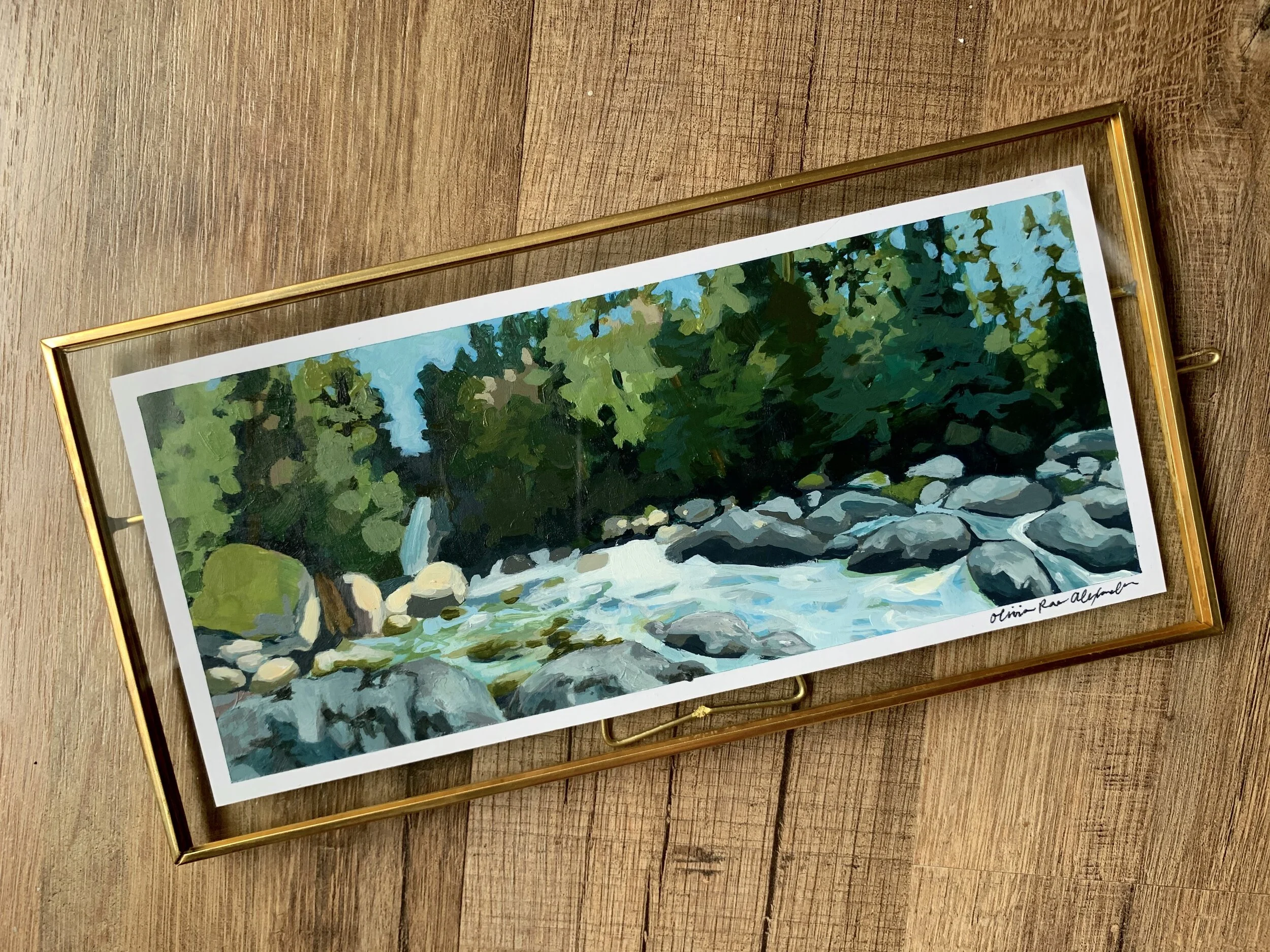 Mountain River Scape 