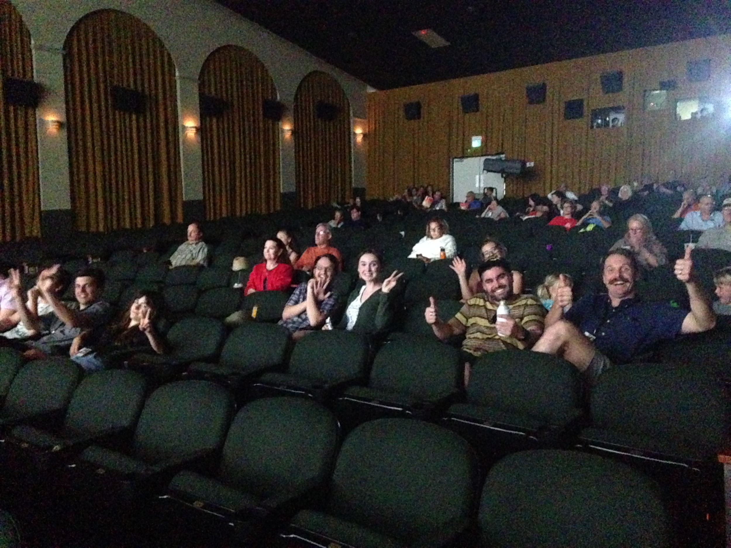 Our humble little screening at AmDocs 2015.