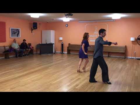 Cha Cha - Forward and Back Lock Steps with Spirals Exercise