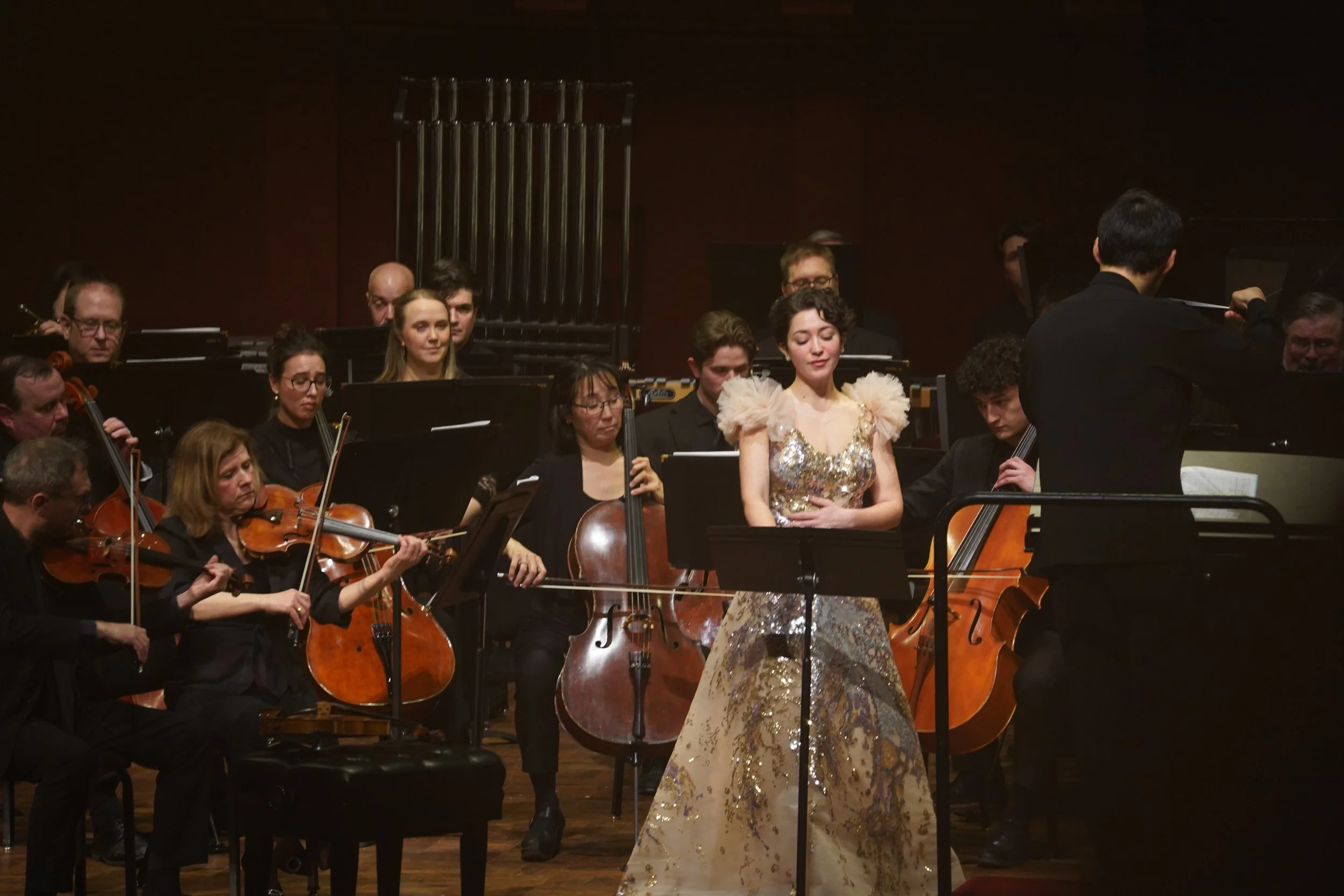 Juliana Zara sings with the Ann Arbor Symphony