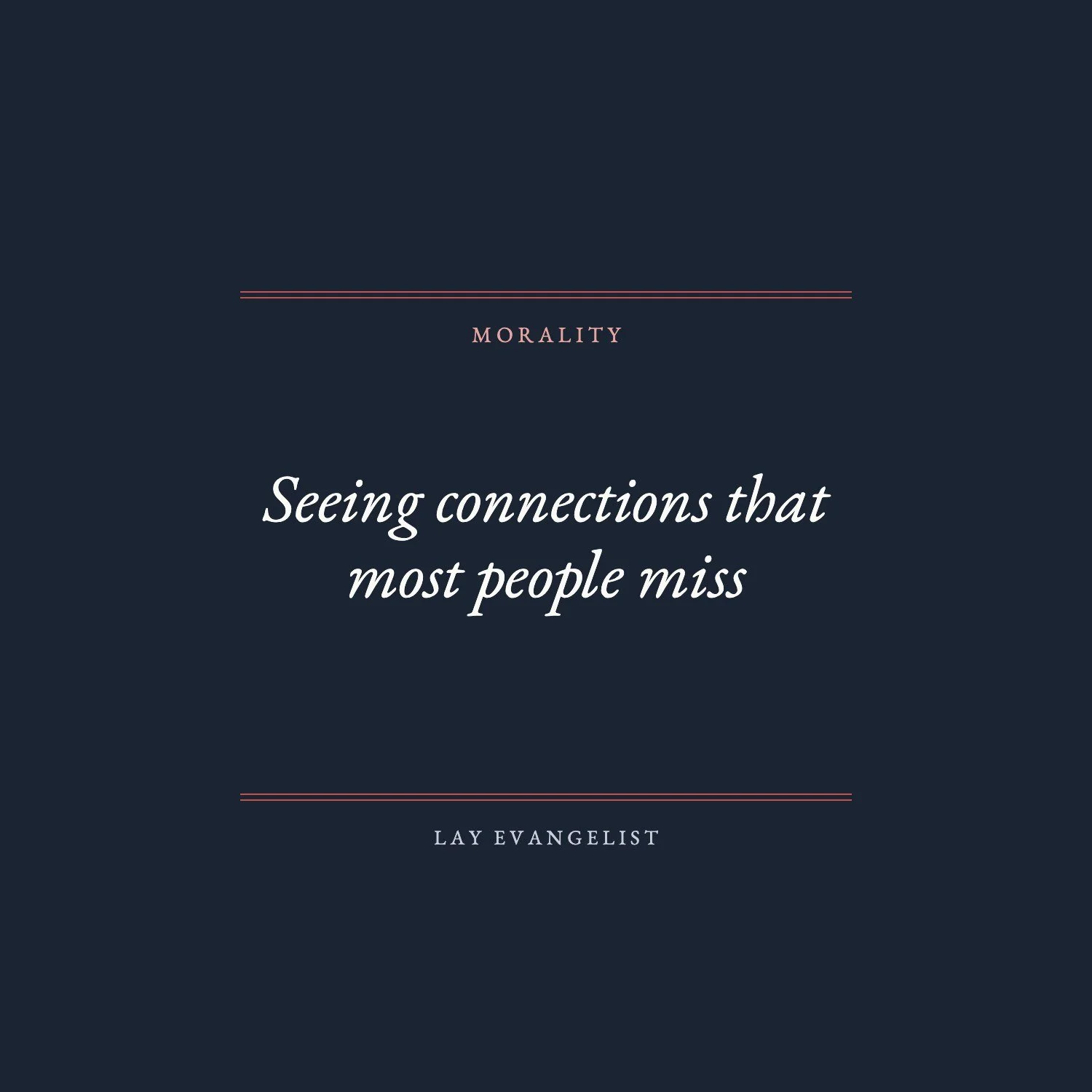 Making Connections: Non-linear thinking between Philosophy and Roofing Sales