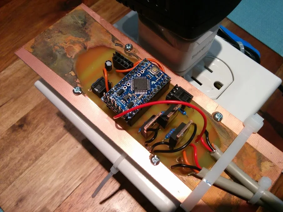 First Custom PCB for 5050 LEDs and Tilt Sensors