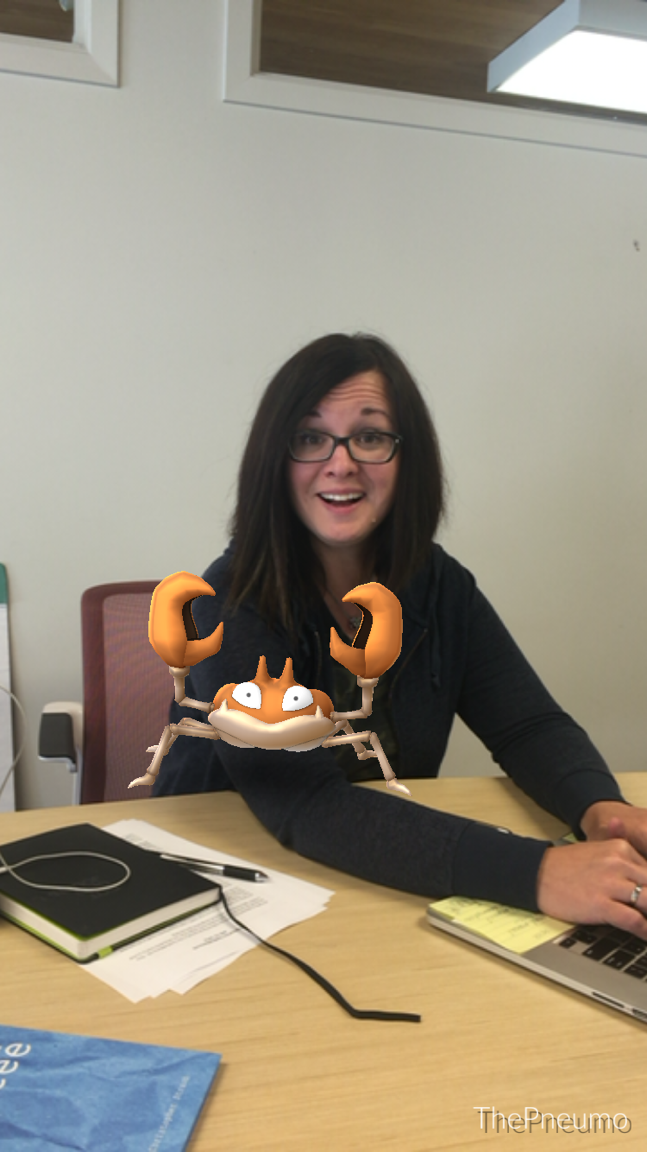 Christina and Krabby.