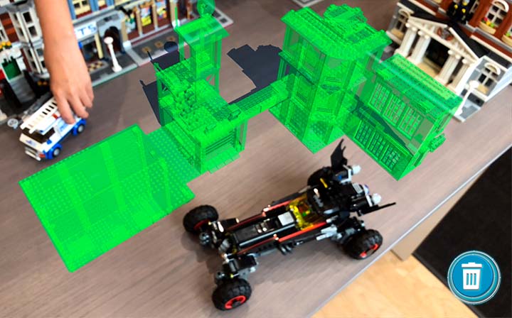 Lego's AR Studio app.