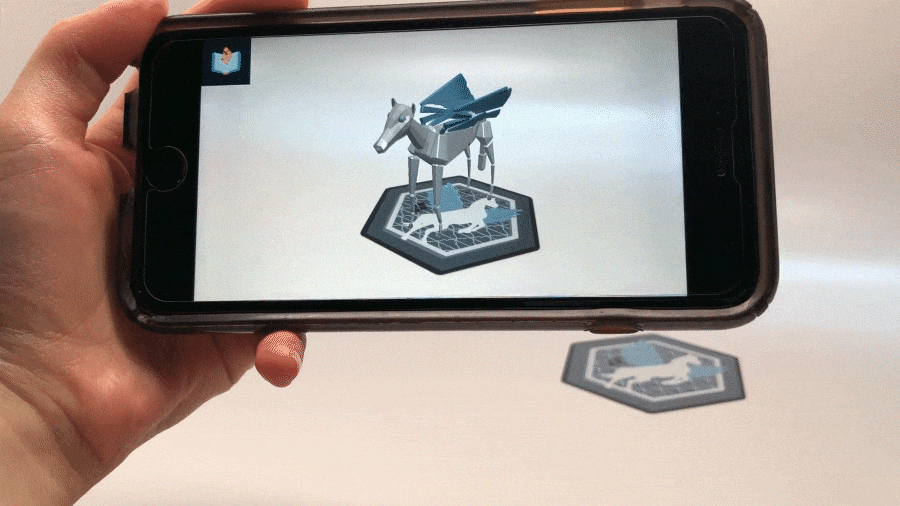 Pegasus Myth Card in action