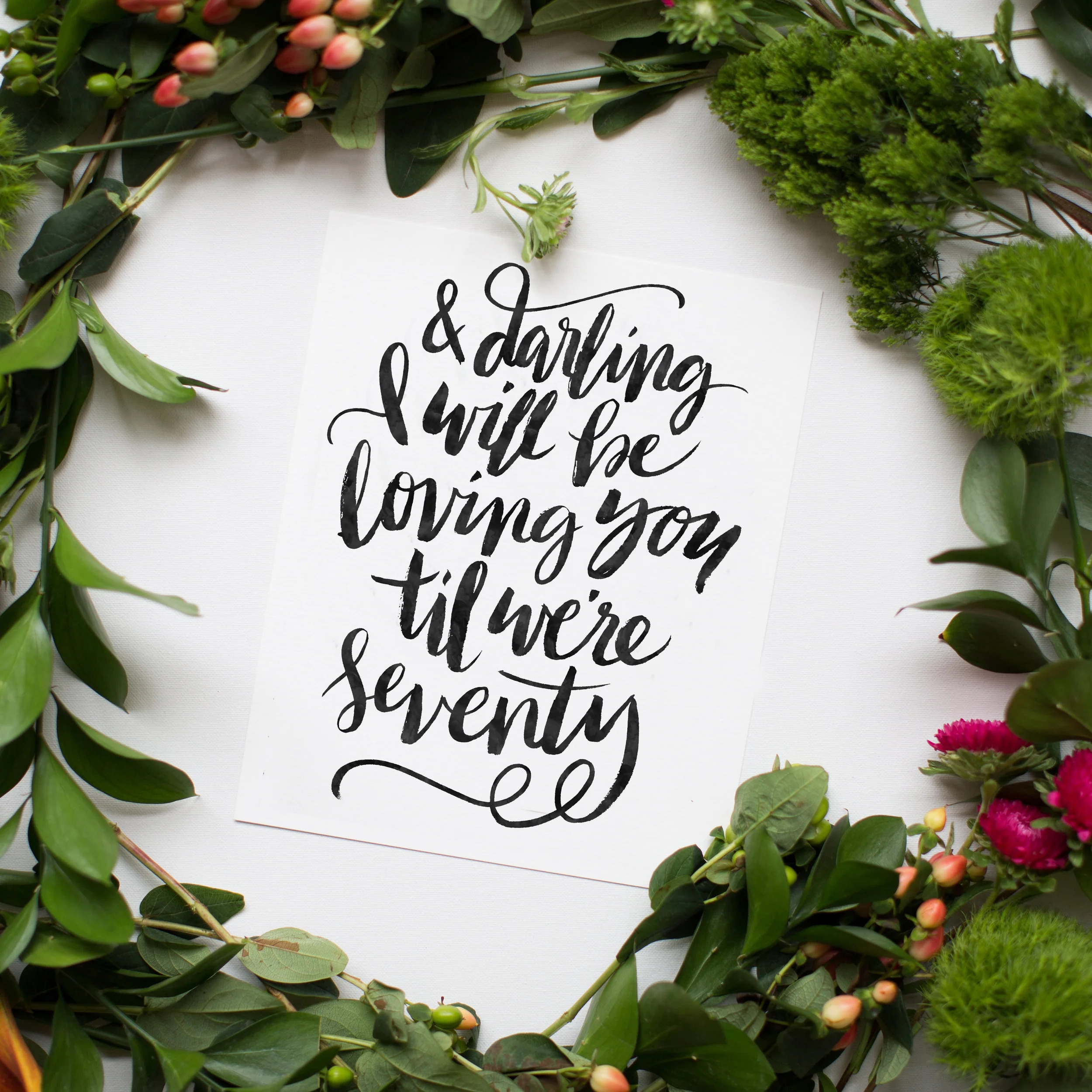 "Loving You" print by Jenny Highsmith