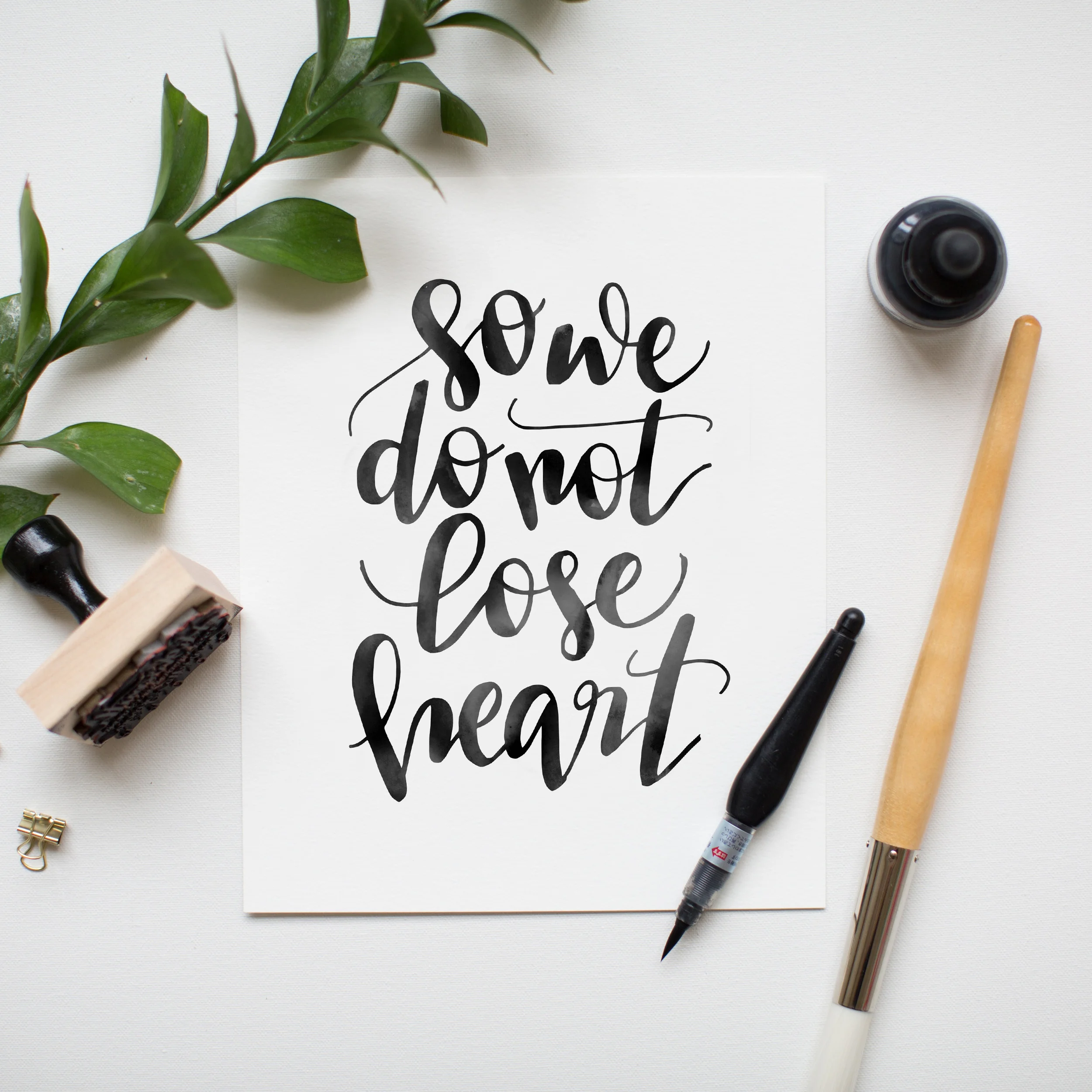 So Do Not Lose Heart