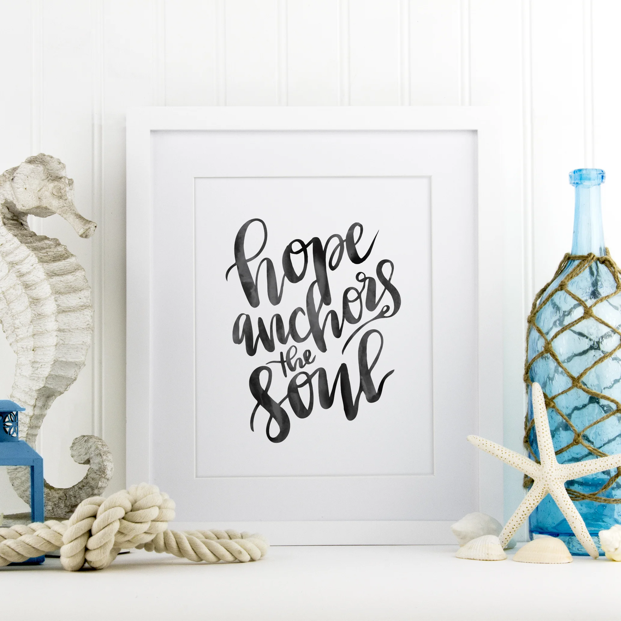"Hope Anchors the Soul" 8x10 print by Jenny Highsmith