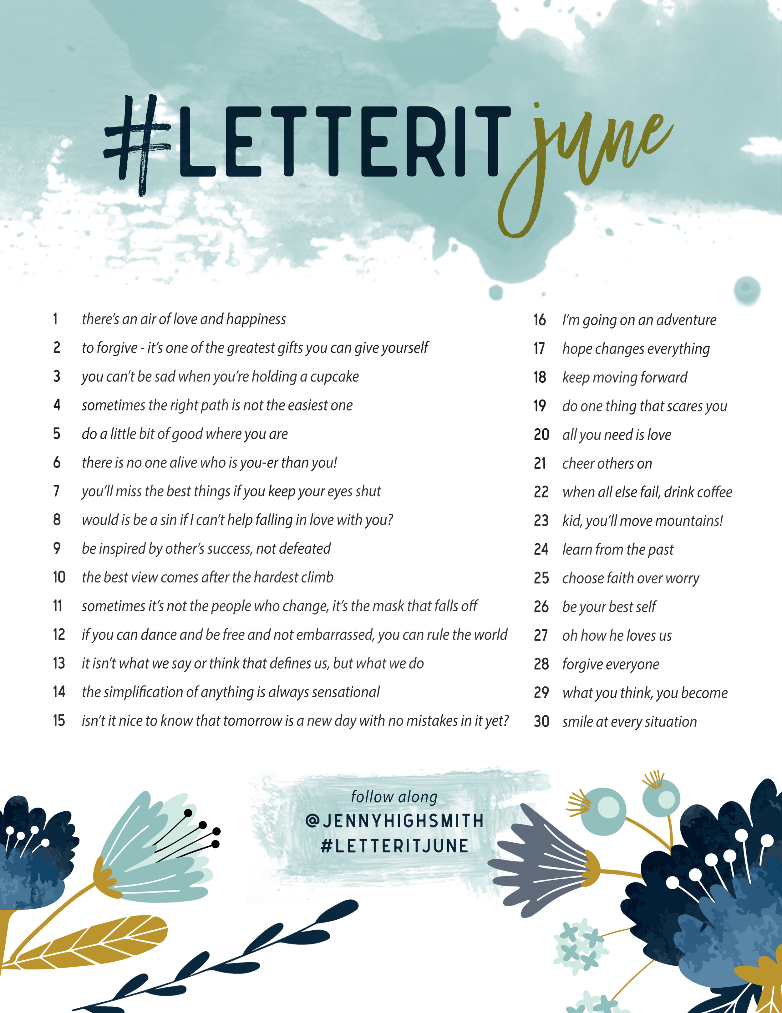 Letter It Challenge Jenny Highsmith letter it challenge jenny highsmith