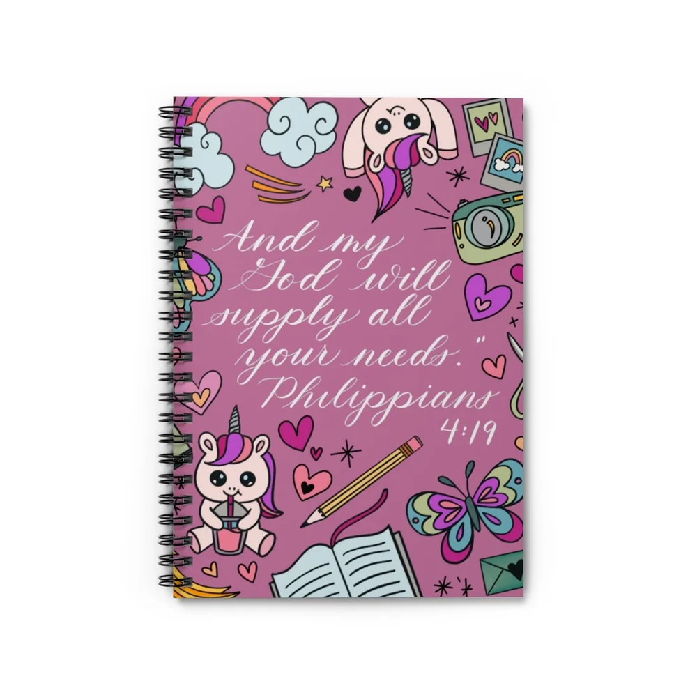 Psalm 62:6 Spiral Notebook - Ruled Line — Jenny Highsmith