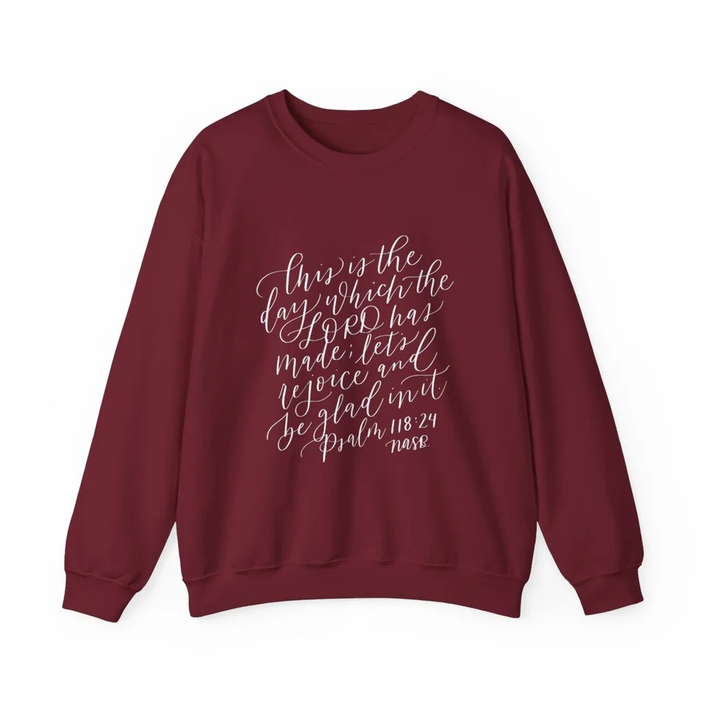 Psalm 118 Unisex Heavy Blend™ Crewneck Sweatshirt — Jenny