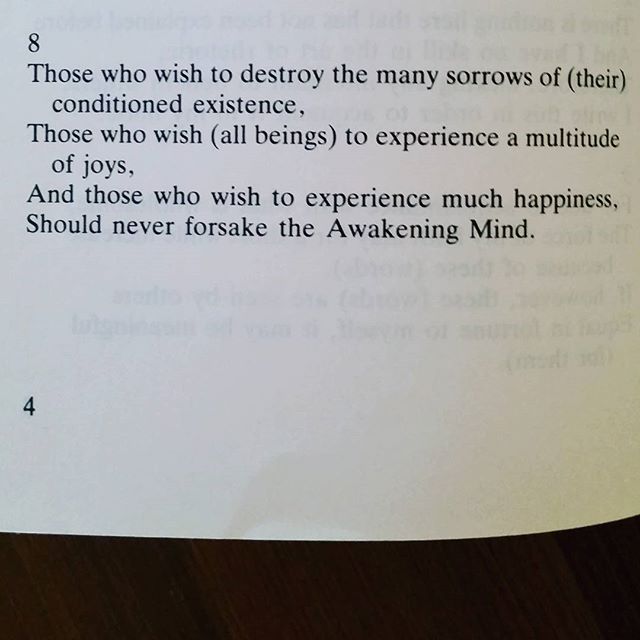 This verse represents the philosophy behind @vivekanyogi's system of #BodhisattvaYoga... Not just #mindfulness in motion, not just sequences of #yoga poses... Doing these practices with the mind wishing all beings to be free from suffering and come to lasting happiness is the essence of @bodhisattvayoga. Develop and share the Awakening Mind! ā¤
