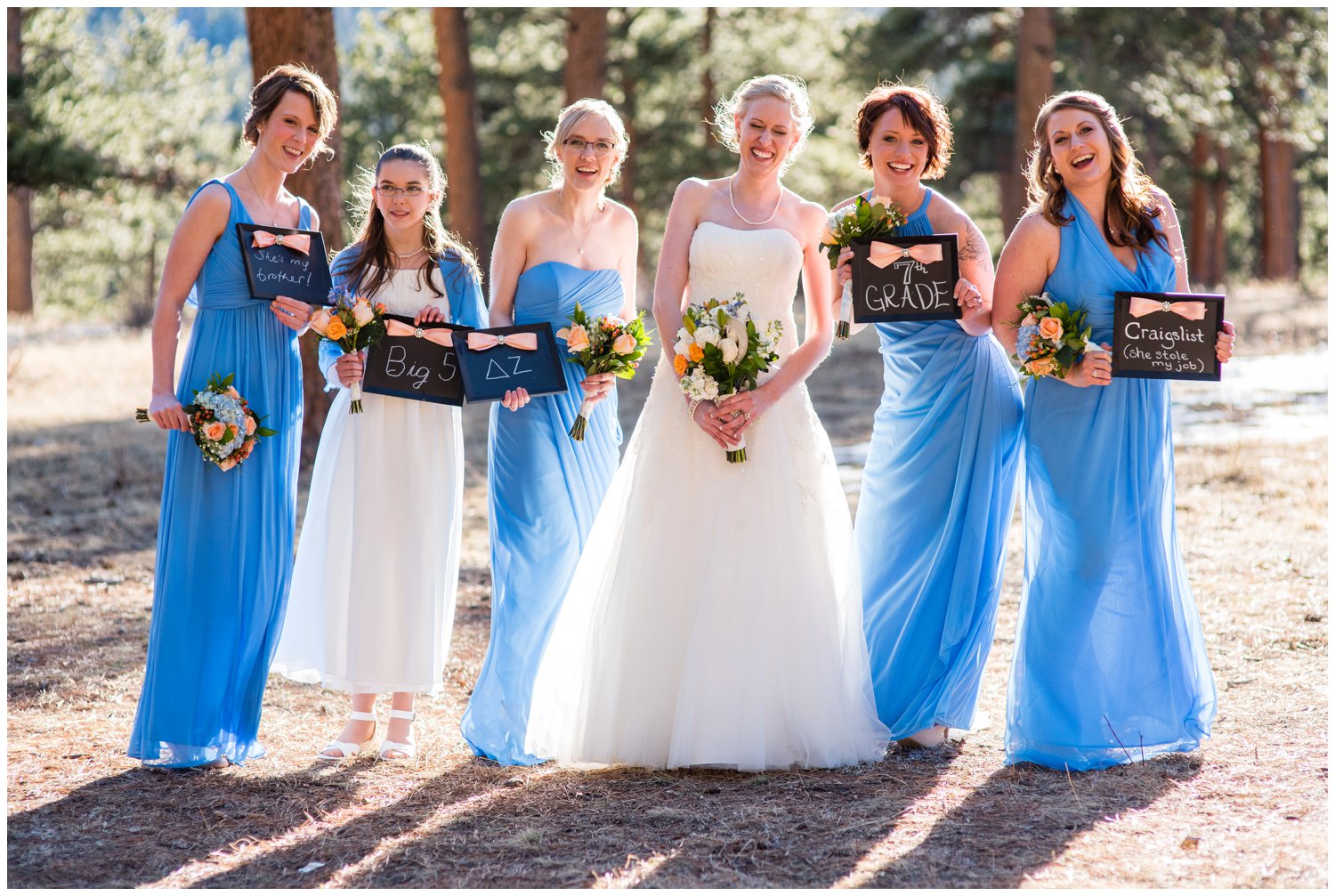 funny bridesmaid photo