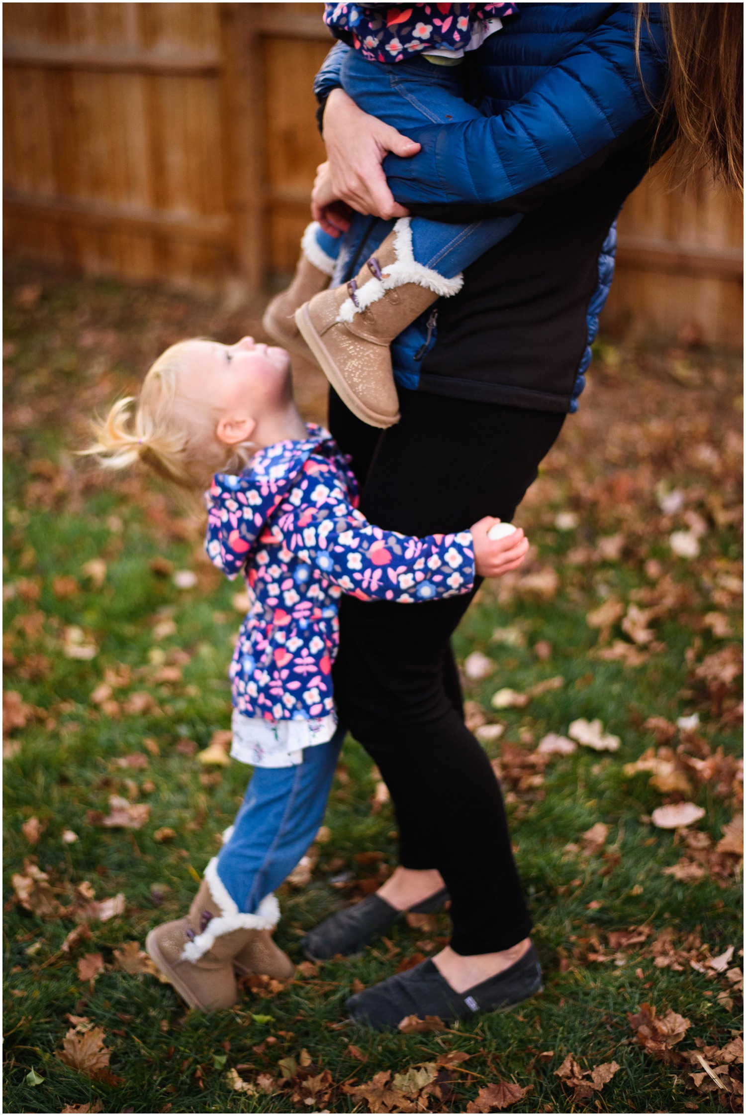 portrait of mom of twins