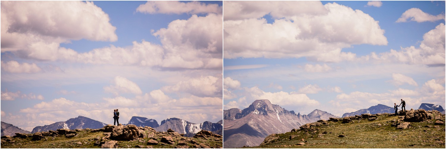 Estes Park colorado gay wedding portraits