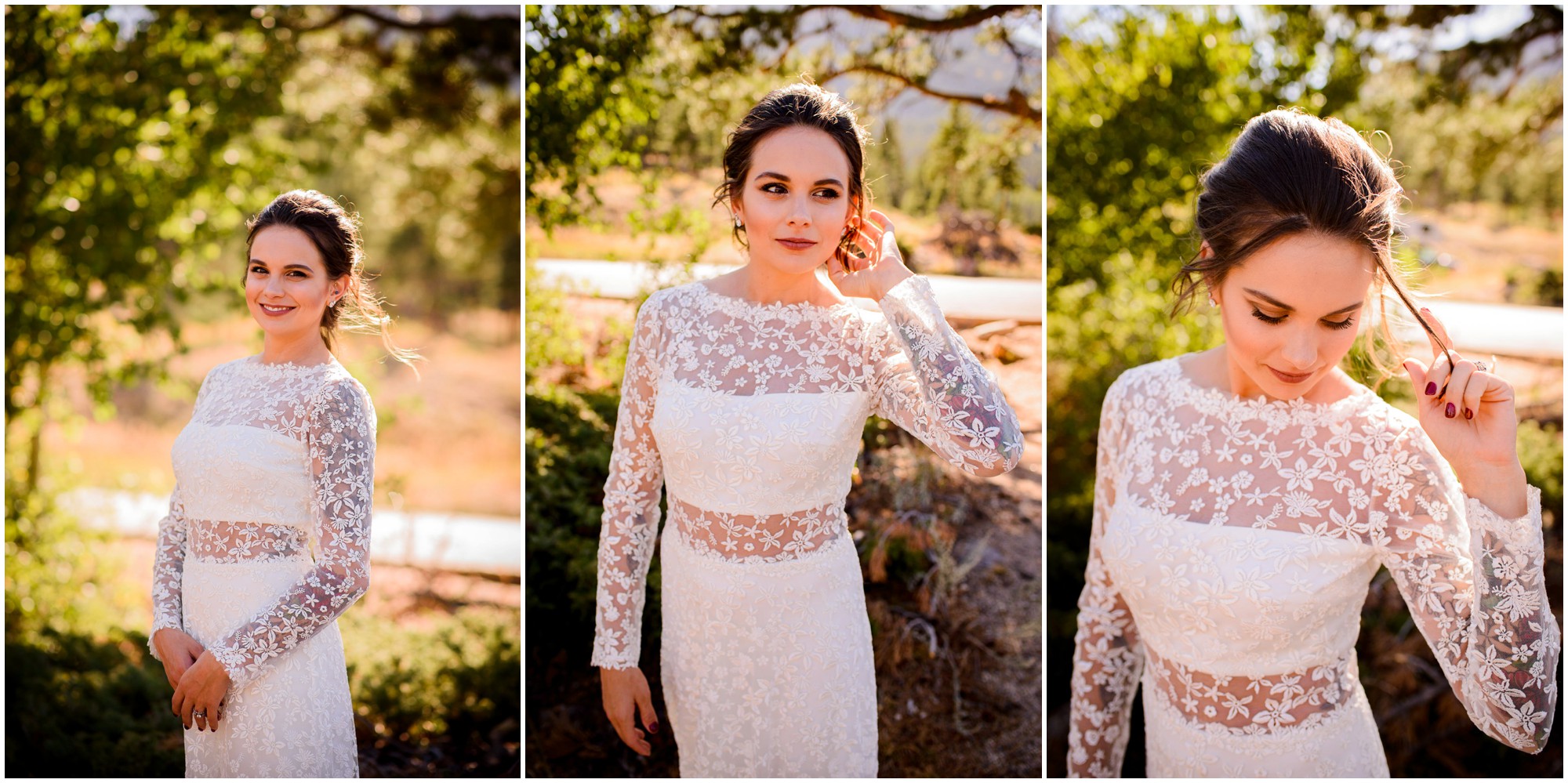 Colorado fall bride portraits
