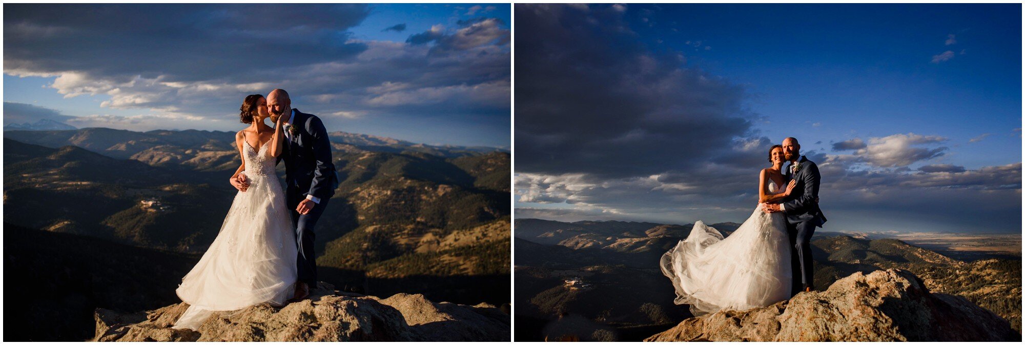 Lost Gulch sunset wedding photos