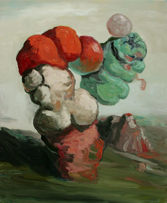“Biological Blocks” - oil on canvas, 90 x 75 cm. 2015.