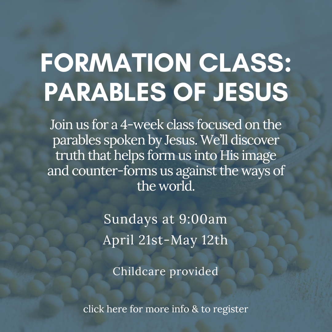 Sundays at 9:00am - Apr 21 - May 12