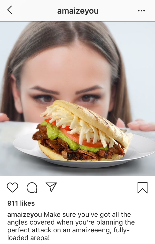 Social media content calendar and strategy for Amaize Restaurants