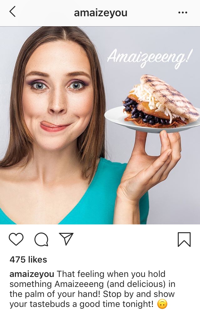 Social media content calendar and strategy for Amaize Restaurants