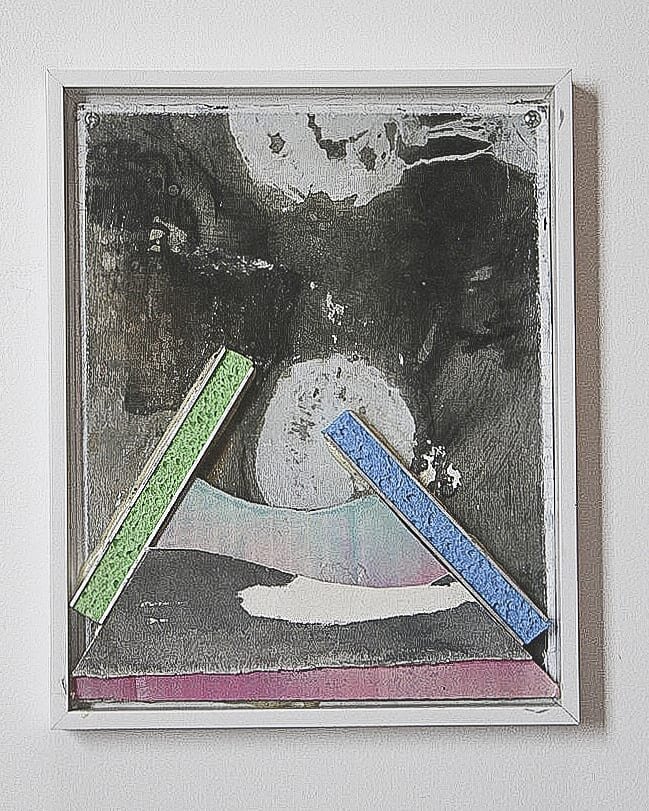 disparition temporaire #4
July,2021,assemblage,photo emulsion and acrylic,sponge on cardboard and canvas board, 25x21,framed.
#corrugatedcardboard#nonobjectiveart#upcycled#nonobjectiveabstraction#assemblages#contemporaryart#Christinemyerscough