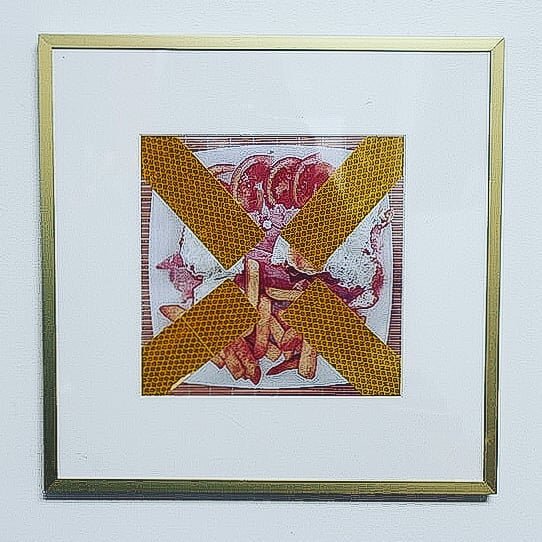 Chauss&eacute;e glissante#6
12 July,2021
Works on paper, repurposed images and tape. 33.5cmx33.5cm
Mount and framed.
#repurposedimages&nbsp;#foundimages&nbsp;#contemporaryart&nbsp;#nonobjectiveartmaking&nbsp;#assemblagedrawing&nbsp;#nonobjectiveart&n