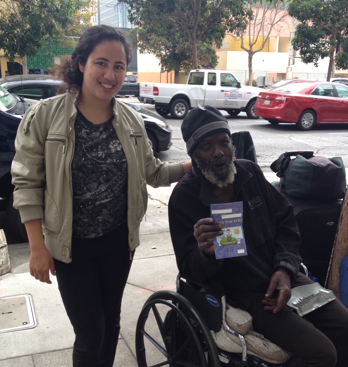 I stopped to see Eric this week - he got a gift card to the book store!