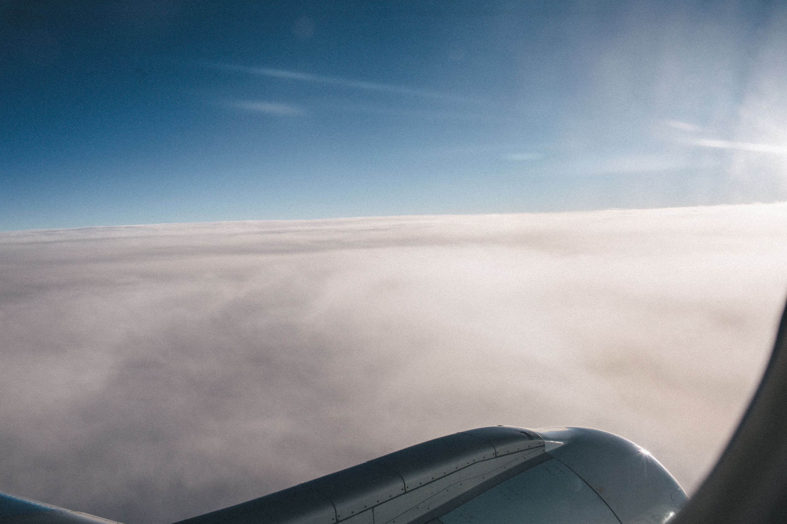 In the air