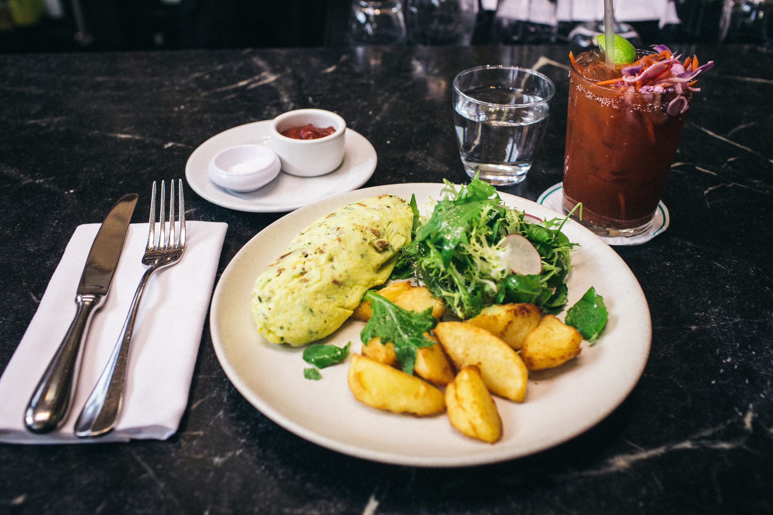 Champagne-Truffle Omelet