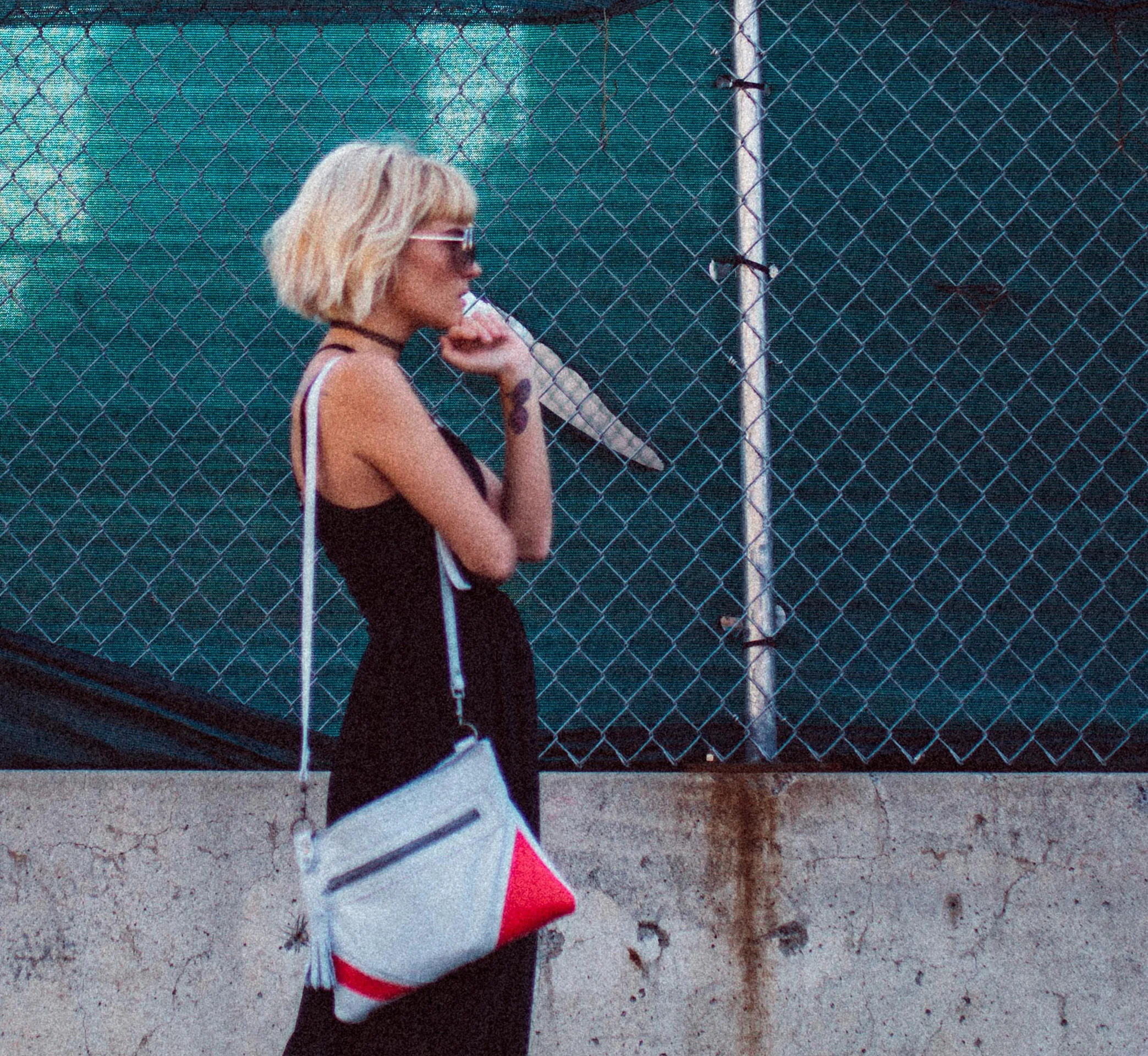 Astrid Clutch - Arctic White BRITTANY MATYAS