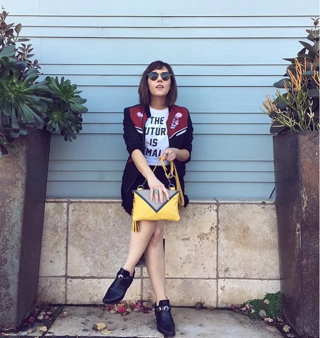 BRITTANY MATYAS RIGBY POUCH MUSTARD NEW