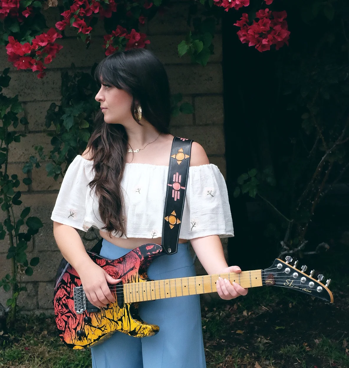 Sun Sign Guitar Strap www.brittanymatyas.com 2