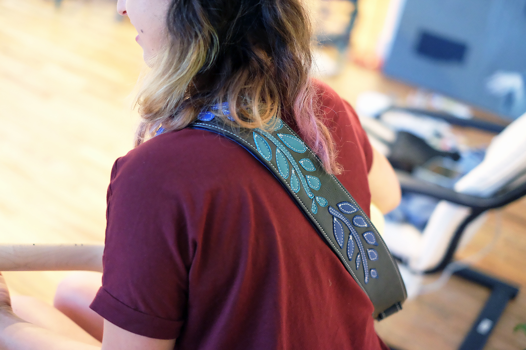 Blushh x Brittany Matyas Guitar Strap 3