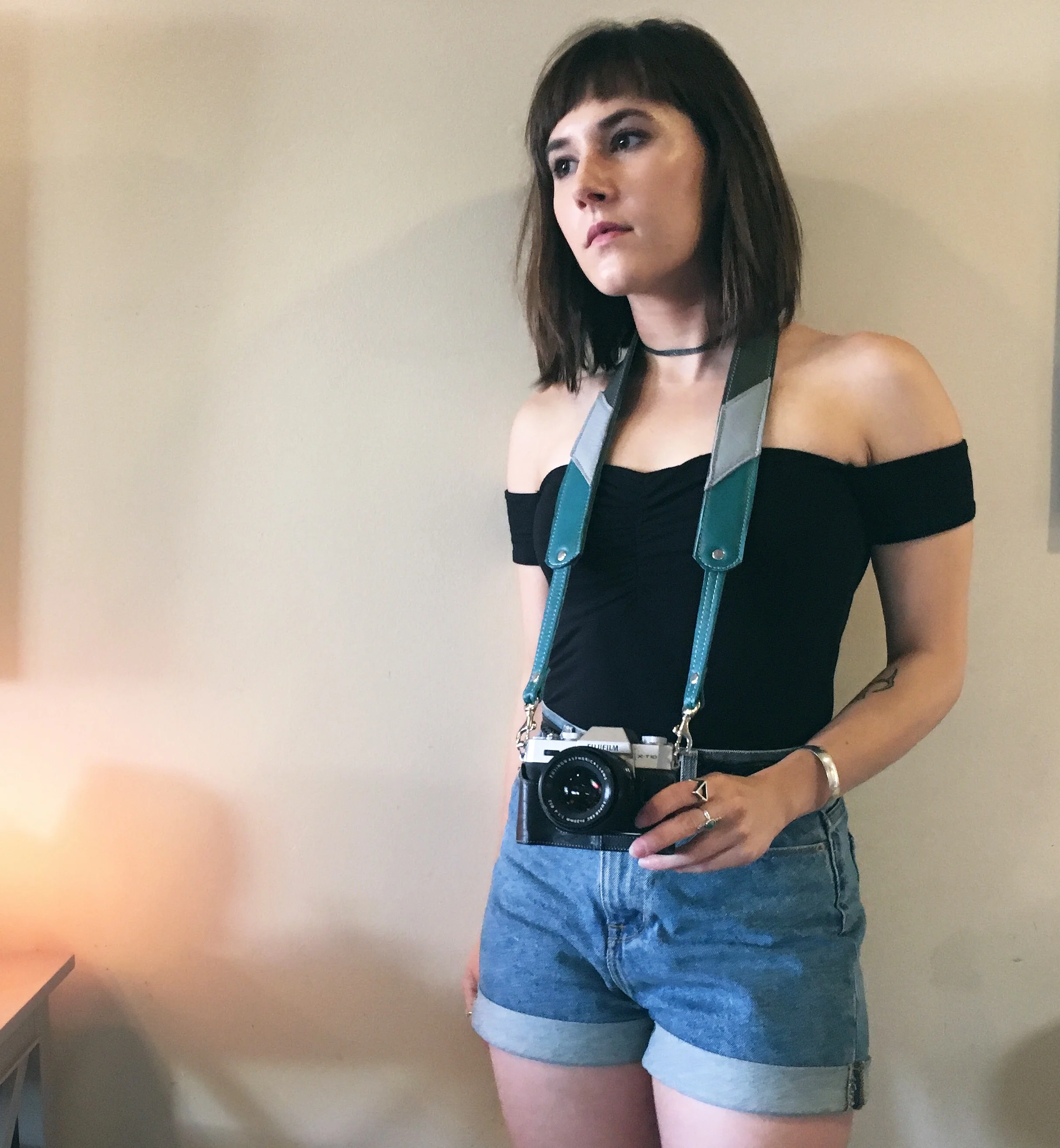 Gaga Camera Strap Teal Brittany Matyas 2