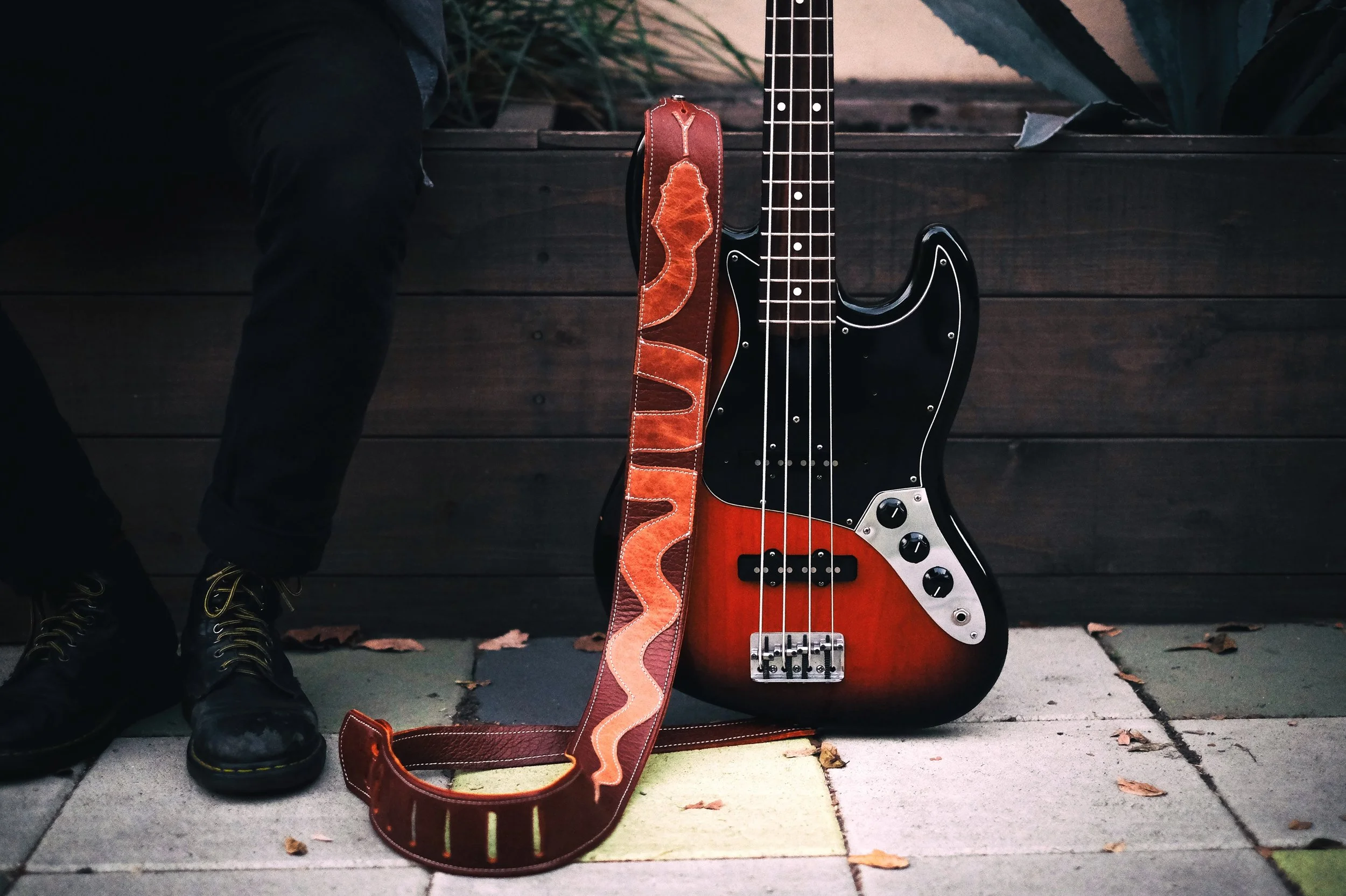 Cobra Guitar Strap brittany matyas handmade