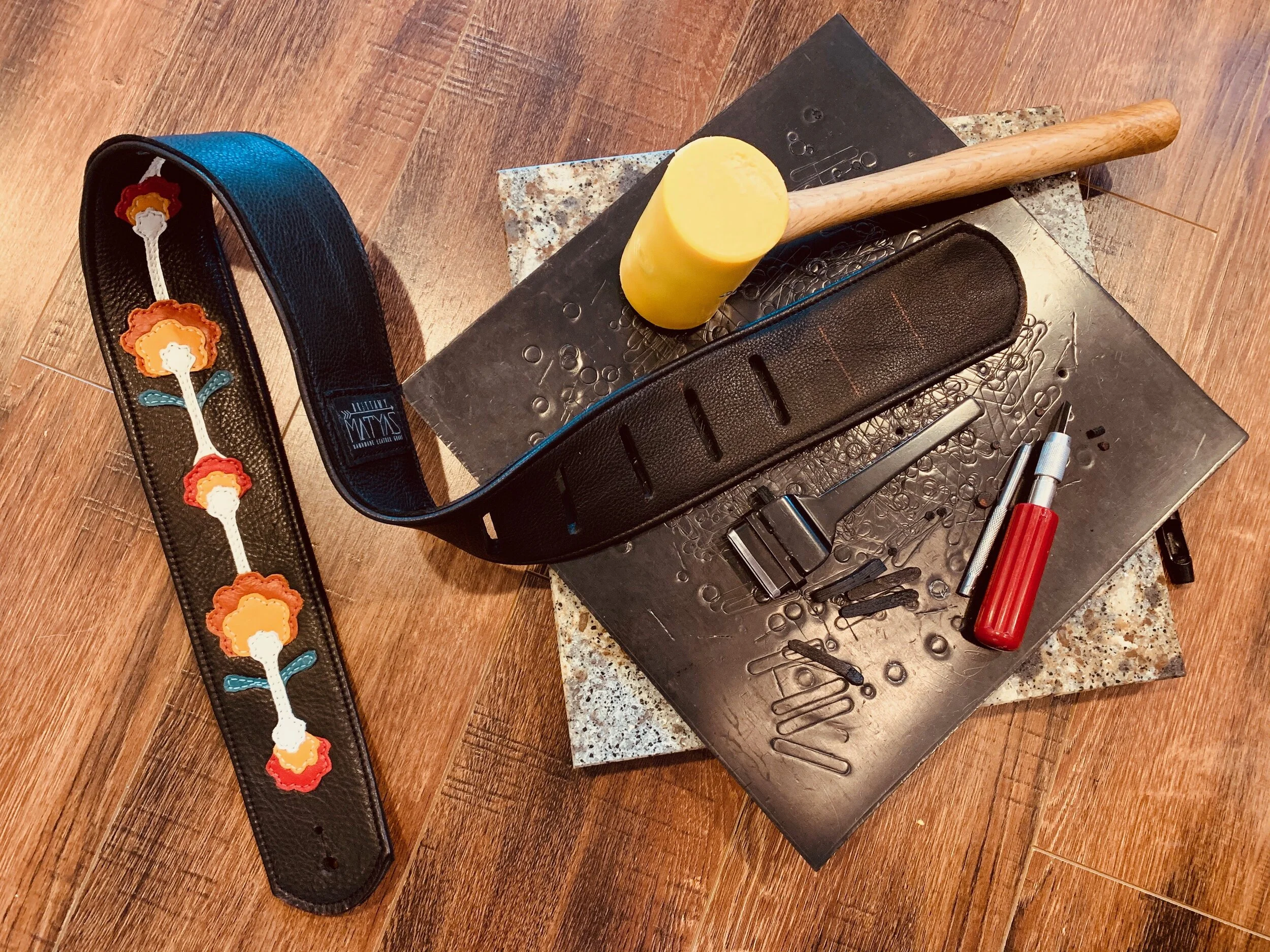 Wallflower Guitar Strap - Warm Tone