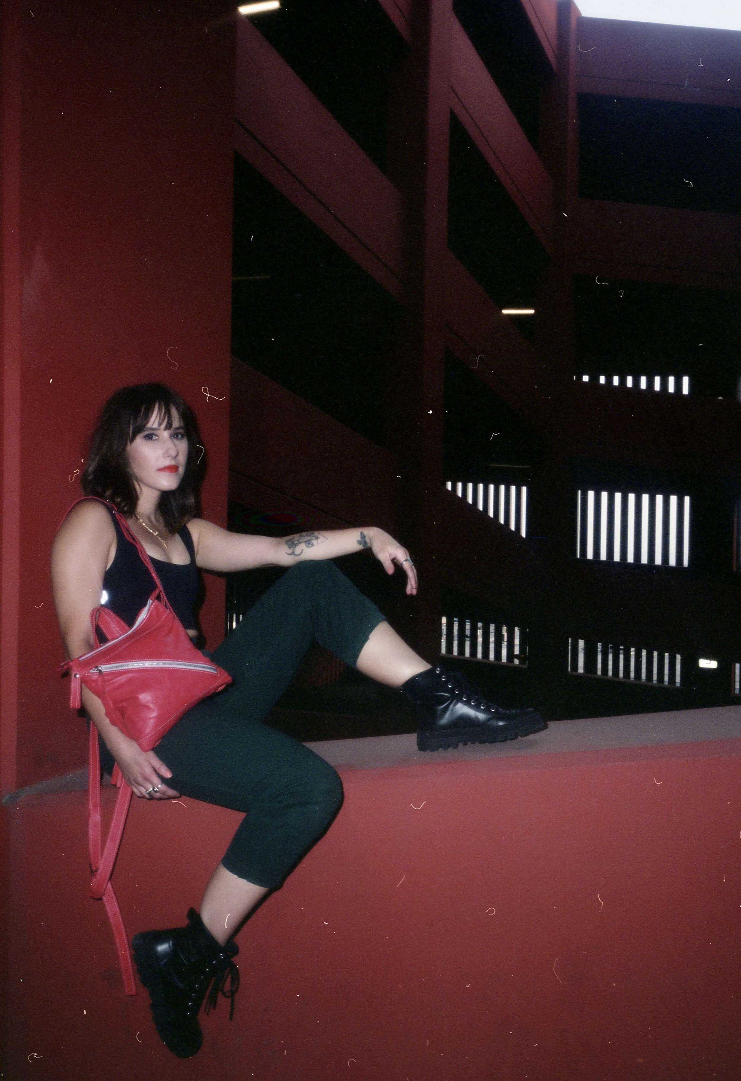 Glazerr Tassel Backpack - Red