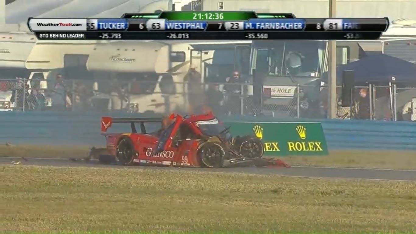 Bad Crash at 24 Hours of Daytona!