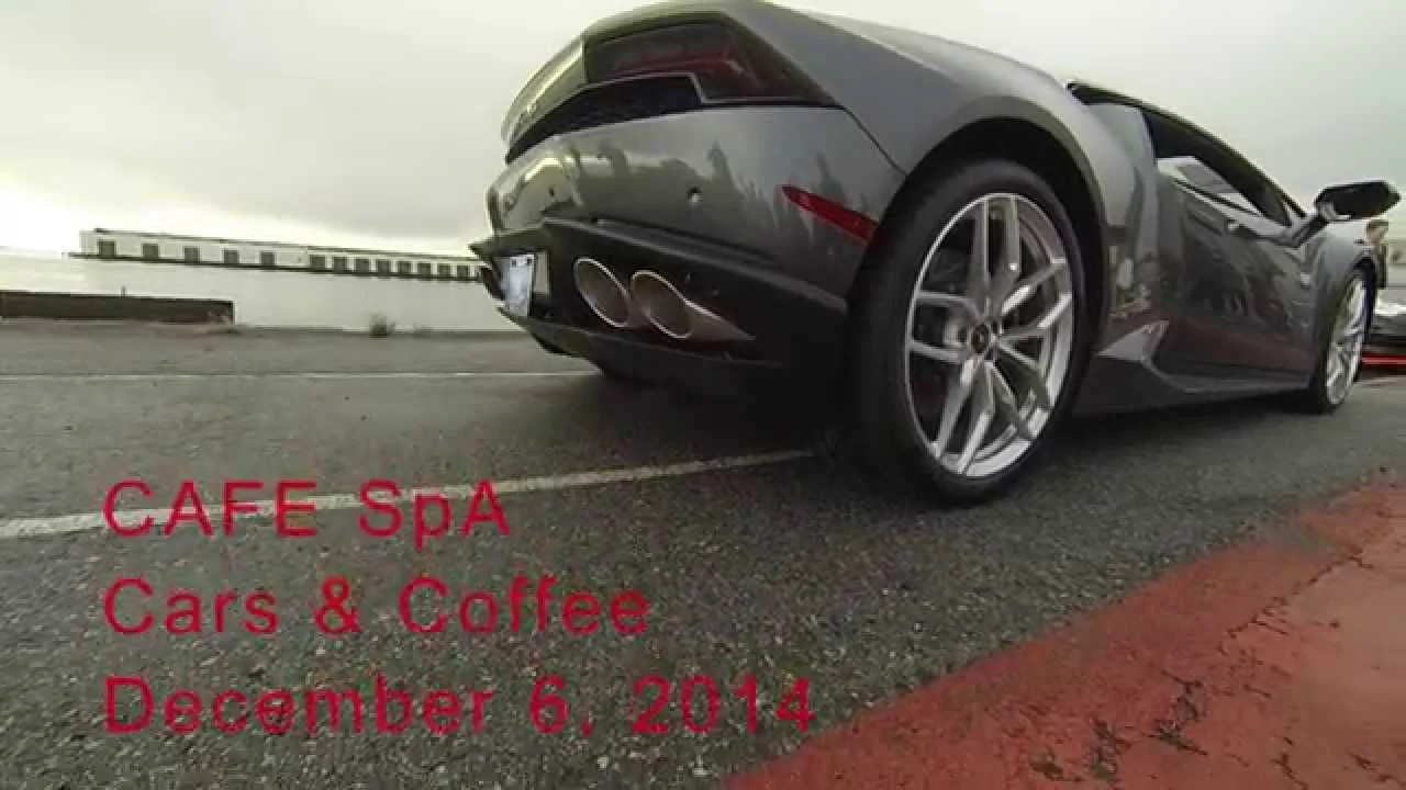 Cars and Coffee with Cafe SpA, December 6, 2014