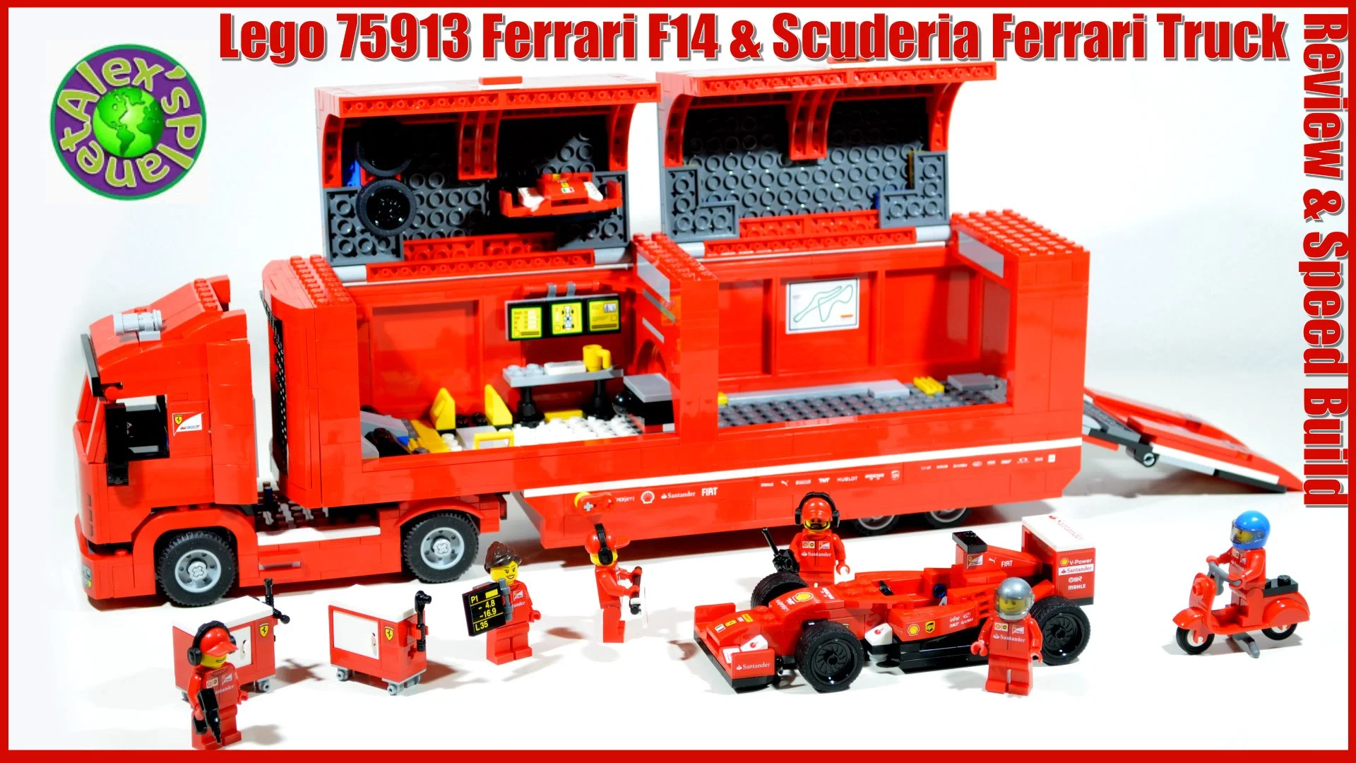 lego ferrari f1 truck