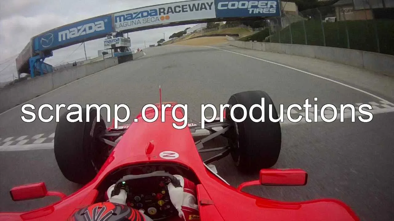On-Board Schumacher's F1 Laps Mazda Raceway Laguna Seca Ferrari Racing Days 2011 in 720HD