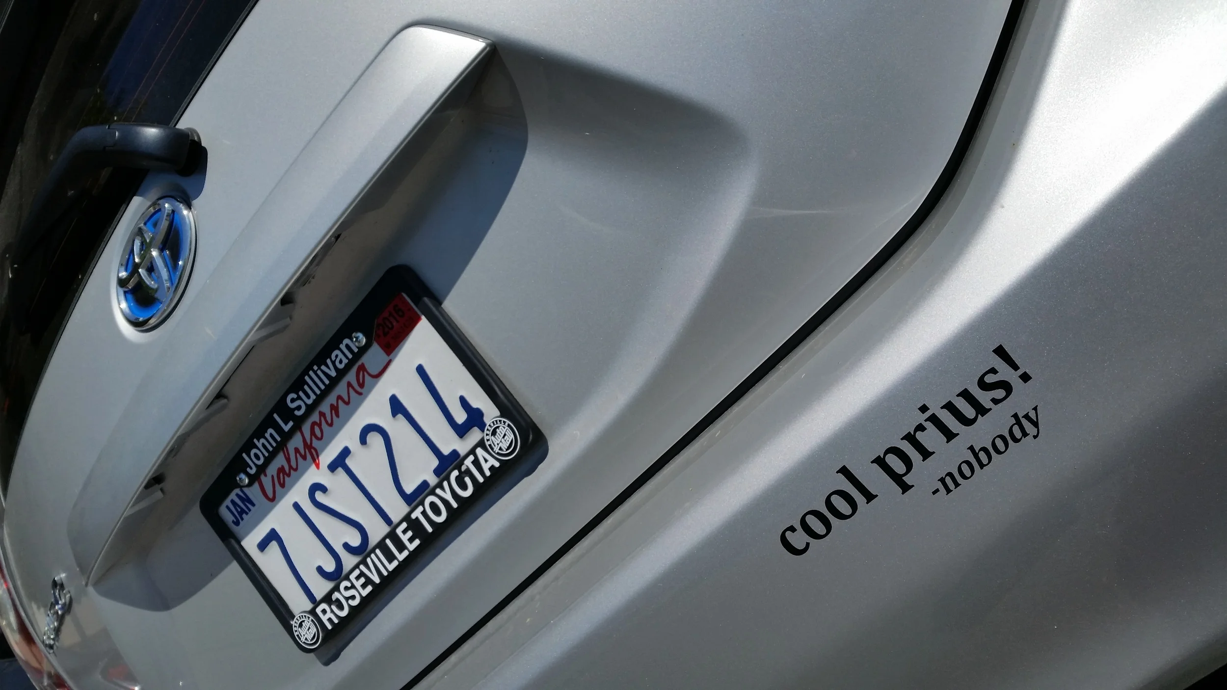 The greatest car sticker ever?